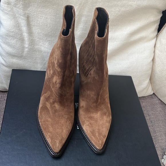 Saint Lauren- CHELSEA BOOTIES WITH A POINTED TOE - Picture 3 of 14